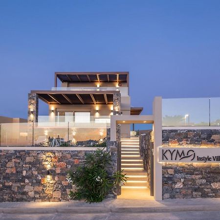 Kymo Instyle Villa - Sea view Private pool Jacuzzi Kokkini Hani Esterno foto