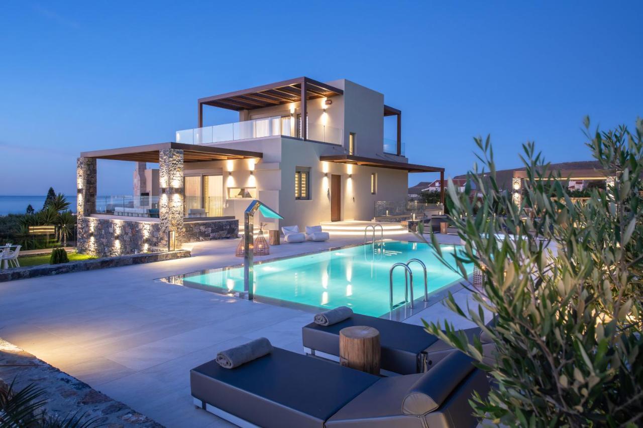 Kymo Instyle Villa - Sea view Private pool Jacuzzi Kokkini Hani Esterno foto