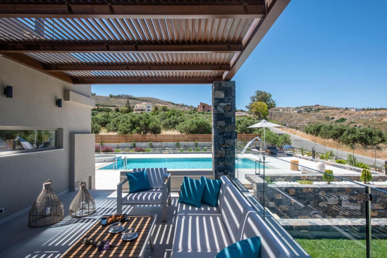 Kymo Instyle Villa - Sea view Private pool Jacuzzi Kokkini Hani Esterno foto