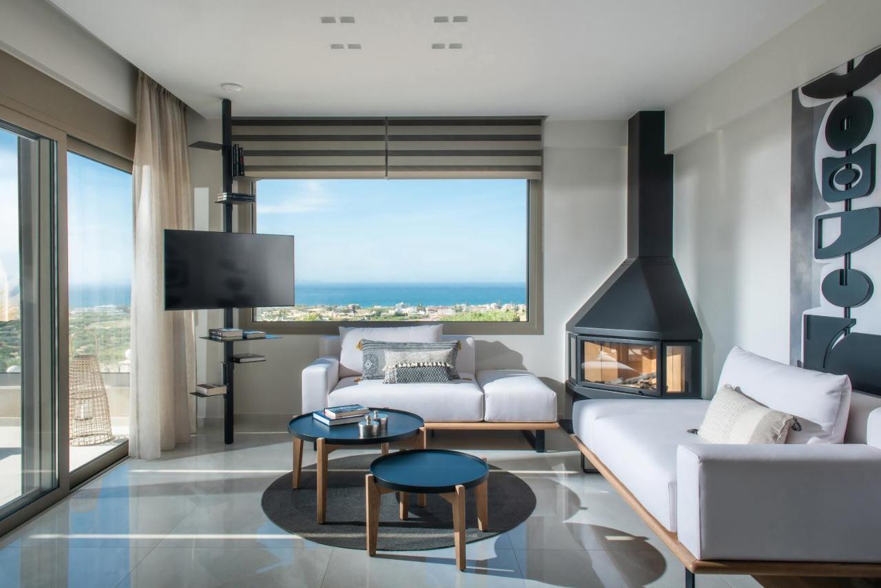 Kymo Instyle Villa - Sea view Private pool Jacuzzi Kokkini Hani Esterno foto