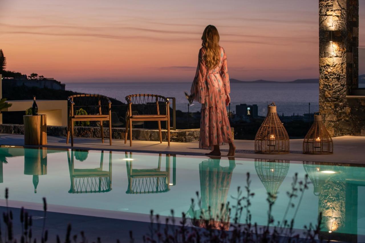 Kymo Instyle Villa - Sea view Private pool Jacuzzi Kokkini Hani Esterno foto